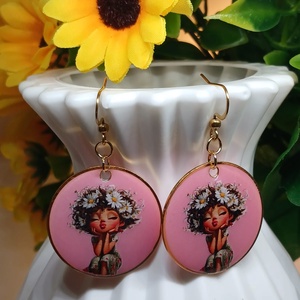 Cercei handmade Lovely Lady - Artynos.ro