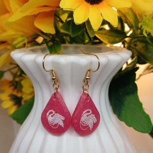 Cercei handmade pasare - Artynos.ro