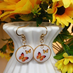 Cercei handmade fluturi - Artynos.ro