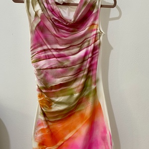 Rochie pictata- unicat - îmbrăcăminte și modă - haine damă - rochie, dintr-o bucată - Artynos.ro