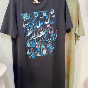 Rochie bumbac gros, pictata, Imbracaminte si moda, Haine dama, Rochie, dintr-o bucata, , ARTYNOS