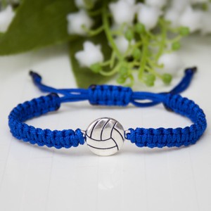 Bratara macramé impletita - Volleyball albastru, , , ARTYNOS