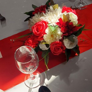 Nunta - decorațiuni florale pentru masa de oaspeți - accesorii nuntă - materiale decor pentru nuntă - decorațiuni pentru masa de nuntă  - Artynos.ro