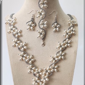 Nunta, mireasa, set de bijuterii casual, SSZEB-GY02-te-2 - Artynos.ro