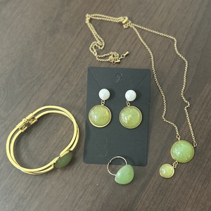 Set bijuterii handmade unicat din rasina colier + cercei+inel+bratara, Bijuterii, Seturi de bijuterii, Confectionarea bijuteriilor, ARTYNOS