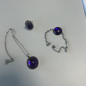 Set bijuterii handmade unicat din rasina Bratara + inel + Colier, Bijuterii, Seturi de bijuterii, Confectionarea bijuteriilor, ARTYNOS