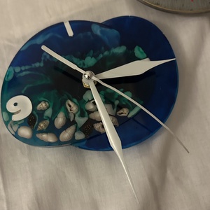 Ceas din rasina epoxidica, Casa & Stil de viata, Accesorii pentru decorat casa, Decoratiuni de pereti, decoratiuni suspendate, Ceasuri de perete, Altele, ARTYNOS