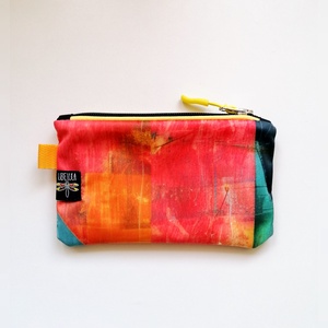 Buzunar cu fermoar - Pouch - Portofel LIBELULA - abstract 3, Geantă și husă, Portofele, huse, suporturi, Geantă, portofel, Cusătură, ARTYNOS