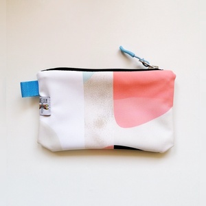 Buzunar cu fermoar - Pouch - Portofel LIBELULA - abstract 4, Geantă și husă, Portofele, huse, suporturi, Geantă, portofel, Cusătură, ARTYNOS