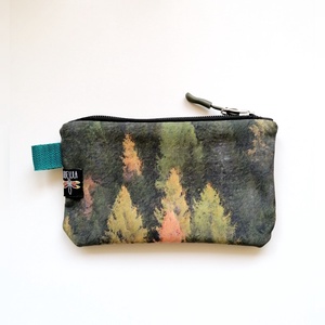 Buzunar cu fermoar - Pouch - Portofel LIBELULA - pădure, Geantă și husă, Portofele, huse, suporturi, Geantă, portofel, Cusătură, ARTYNOS