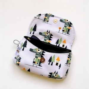 Husă ochelari LIBELULA - crocodili - genți și portofele - portofele, huse, suporturi - suport de ochelari - Artynos.ro