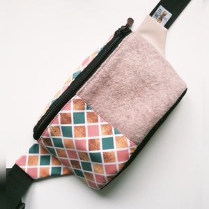 Precomanda - Borseta clasica LIBELULA - culori si lana bej, Geanta si husa, Borsete, Cusatura, ARTYNOS