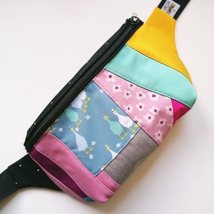 Borseta LIBELULA - duo - gaste si diferite materiale colorate, Genti si portofele, Borsete, Cusatura, ARTYNOS