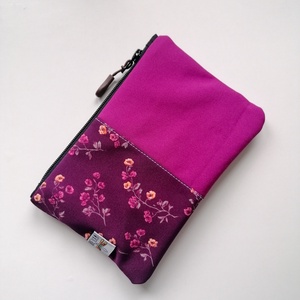 Portfard mic LIBELULA - crengute bordeaux, Genti si portofele, Genti cosmetice, Cusatura, ARTYNOS