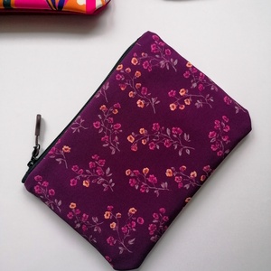 Portfard cu inimă LIBELULA - crenguțe bordeaux - genți și portofele - genți cosmetice - Artynos.ro