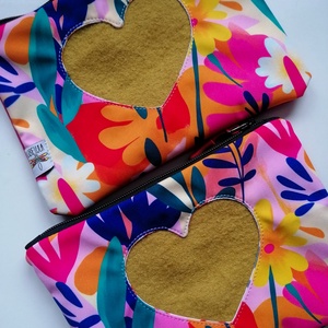 Portfard cu inimă LIBELULA - vivid - genți și portofele - genți cosmetice - Artynos.ro