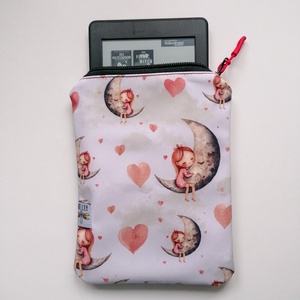 Husa kindle LIBELULA - moon girl, Genti si portofele, Huse tablete si Ebook, Cusatura, ARTYNOS