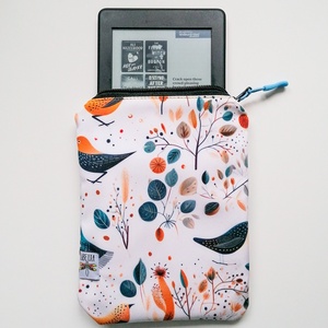 Husa kindle LIBELULA - pasari si crengute, Genti si portofele, Huse tablete si Ebook, Cusatura, ARTYNOS