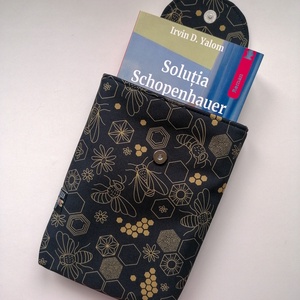 Husă carte LIBELULA - albine - cărți și creații cu tematică muzicală, cadouri - husă de carte - Artynos.ro