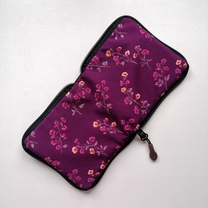 Portofel pătrat LIBELULA - crenguțe bordeaux - genți și portofele - portofele, huse, suporturi - portofele - portofele damă - Artynos.ro