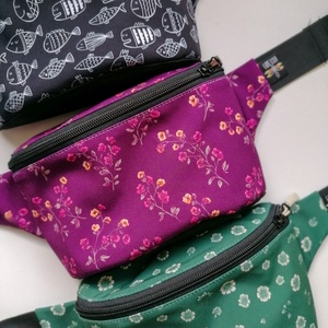 Borsetă clasică LIBELULA - crenguțe bordeaux - genți și portofele - borsete - Artynos.ro