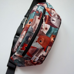 Borseta nomad LIBELULA - ursi , Genti si portofele, Borsete, Cusatura, ARTYNOS