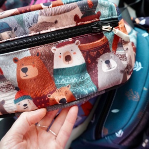 Borsetă nomad LIBELULA - urși  - genți și portofele - borsete - Artynos.ro