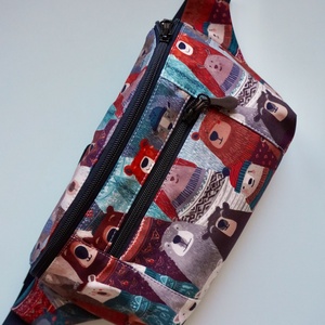 Borsetă duo LIBELULA - urși - genți și portofele - borsete - Artynos.ro