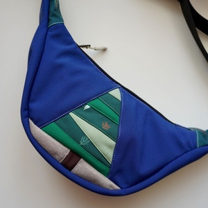 Geanta banana S - brad - quilt, Genti si portofele, Genti de mana si umar, Geanta crossbody, Cusatura, ARTYNOS