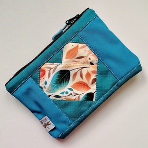 Portfard mic LIBELULA - inima fpp - albastru - Artynos.ro