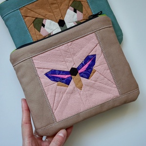 Portfard mic LIBELULA - molie fpp  - genți și portofele - genți cosmetice - Artynos.ro