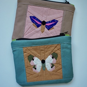 Portfard mic LIBELULA - fluture fpp  - genți și portofele - genți cosmetice - Artynos.ro