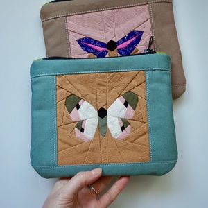 Portfard mic LIBELULA - fluture fpp  - genți și portofele - genți cosmetice - Artynos.ro