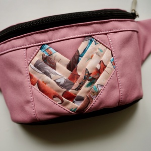 Borsetă clasică LIBELULA - inimă fpp - roz - genți și portofele - borsete - Artynos.ro