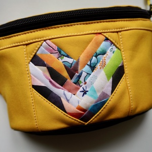 Borsetă clasică LIBELULA - inimă fpp - galben - genți și portofele - borsete - Artynos.ro