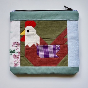 Portfard LIBELULA - gaina la umbra - fpp, Genti si portofele, Genti cosmetice, Cusatura, ARTYNOS