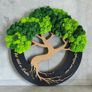 Tablou cu mesaj crestin din licheni- Pot totul in Hristos...- mesaj personalizabil - casă & stil de viață - decorațiuni de casă - decorațiuni de pereți - tablou cu licheni - Artynos.ro