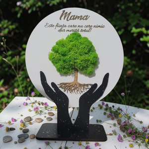 Ornament din licheni stabilizați � Mama - casă & stil de viață - decorațiuni de casă - decorațiuni de pereți - decorațiuni cu licheni - Artynos.ro