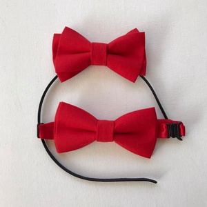 Set papion si cordeluta rosii din bumbac, Imbracaminte si moda, Haine barbati, Cravata, papion, , Papion dublu realizat din bumbac pentru copii.
Pretul se refera la un set papion si cordeluta...de ..., ARTYNOS
