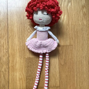 Amigurumibalerina roz, jucarie crosetata - Artynos.ro