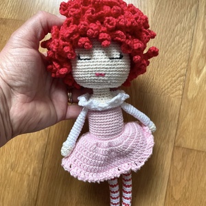 Amigurumibalerina roz, jucarie crosetata - jucării și echipamente pentru copii - plușuri - păpușă croșetată, păpușă de pluș - Artynos.ro