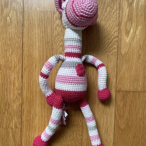 Amigurumi...zebra Zurli e roz! Jucarie crosetata - jucării și echipamente pentru copii - plușuri - figurine de pluș - Artynos.ro