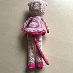 Amigurumi...pisicuta roz, jucarie crosetata - jucării și echipamente pentru copii - plușuri - păpușă croșetată, păpușă de pluș - Artynos.ro