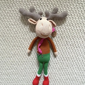 Amigurumirenul Rudolf, jucarie crosetata, Jucarii si echipamente pentru copii, Plusuri, Figurine de plus, , ARTYNOS