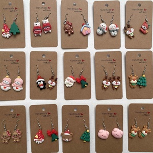 Cercei din rasina cu specific de Craciun, Bijuterii, Cercei, Cercei din rasina, , ARTYNOS