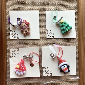 Breloc cu figurine din rasina, cu specific de Craciun, Genti si portofele, Accesorii genti, Breloc, , ARTYNOS