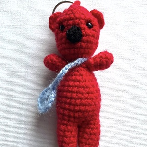 Breloc, figurina crosetata, ursulet, Genti si portofele, Accesorii genti, Breloc, , ARTYNOS