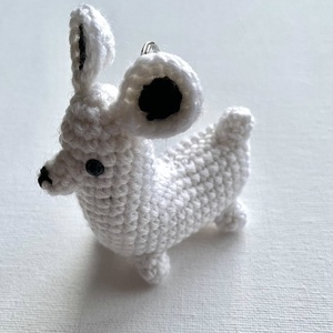 Breloc, figurina crosetata, caprita, lama - Artynos.ro