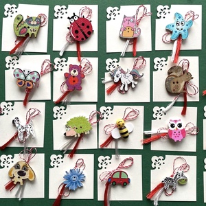Martisor brosa din lemn, Bijuterii, Martisor, , ARTYNOS