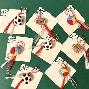 Martisor brosa din rasina, mingie de sport, Bijuterii, Martisor, , ARTYNOS